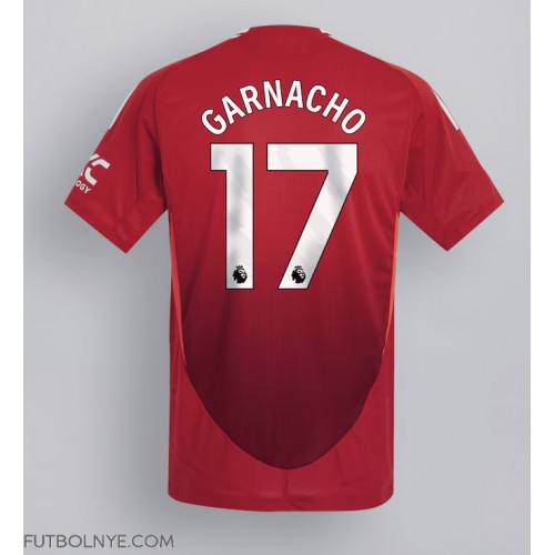 Camiseta Manchester United Alejandro Garnacho #17 Primera Equipación 2024-25 manga corta